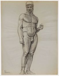 Pierre Neveu (b.1929) - Mid 20th Century Graphite Drawing, Academic Study X