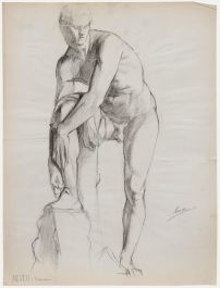 Pierre Neveu (b.1929) - Mid 20th Century Graphite Drawing, Academic Study VIII