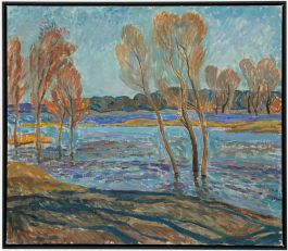 Stefan Losifovich Repin (b.1921) - Framed 20th Century Oil, Big Water
