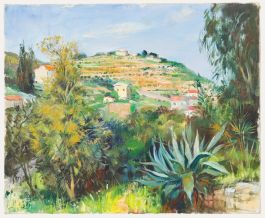 Andre Hofer (1890-1973) - 1960 Oil, Agave Landscape
