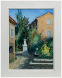 Pauline Plummer (b.1933) - Framed Contemporary Oil, Sketching in Provence