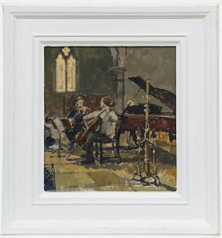 Gillian Roberts RSMA - English School Contemporary Oil, Kungsbacka Trio