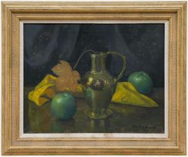 David Russell Anderson RSW (1884-1976) - c.1920 Oil, Still Life of Apples