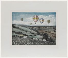 Kathleen Cantin (b.1951) - 1992 Etching, Over The Valley