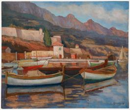 20th Century Oil - The Docks at Dusk