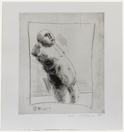 Waldemar Otto (1929-2020) - 1987 Etching, Nude Study