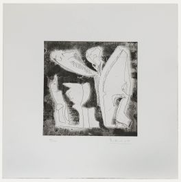 1987 Etching - Forms