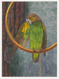 Fr. Siedler - Mid 20th Century Watercolour, Cape Parrot