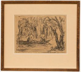 Hans Meid (1883-1957) - 1925 Etching, Boating