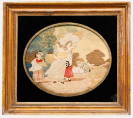 Georgian Embroidery - Collecting Corn