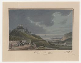Thomas Remnant Charleton (1756-1849) - Watercolour, Soliders at Dover Castle