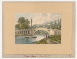 Thomas Remnant Charleton (1756-1849) - Watercolour, Weston Bridge near Bath