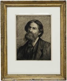 Nathaniel Sparks RE (1880-1956) - 20th Century Etching, The Artist's Father