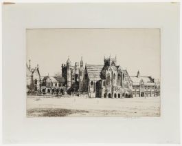 Nathaniel Sparks RE (1880-1956) - Early 20th Century Etching, Clifton College