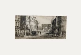 Nathaniel Sparks RE (1880-1956) - Early 20th Century Etching, Marble Arch