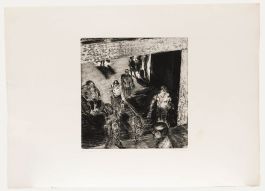 Toni Martina RE (1956-2017) - 20th Century Etching, Market Row, Brixton