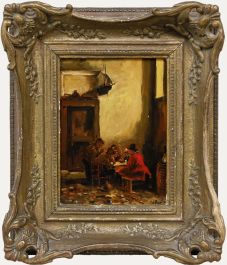 Muller after Claus Meyer (1856-1919) - Early 20th Century Oil, In the Tavern