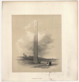 Louis Haghe after David Roberts - 19th Century Lithograph, Obelisk of Theodosius