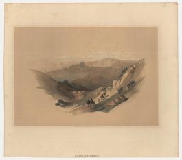 Louis Haghe after David Roberts - 19th Century Lithograph, Ruins of Semua II