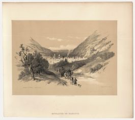 Louis Haghe after David Roberts - 19th Century Lithograph, Entrance to Nablous