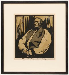 Sir William Nicholson (1872-1949) - Lithograph, Archbishop of Canterbury