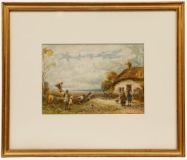 William Manners (1860-1930) - 19th Century Watercolour, Summer Cottage