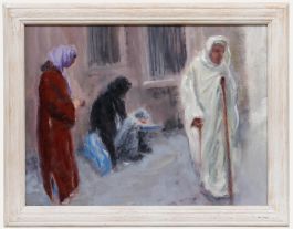Neil Tyler (b.1945) - Framed 20th Century Oil, Alms