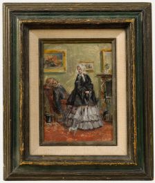 Thomas Ballard (1836-1908) - Framed Late 19th Century Oil, Taking a Nap