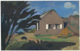 Georges Joubin (1888-1983) - 1967 Oil, The Holiday Cottage