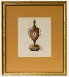 Framed 19th Century Watercolour - The Balloting Box