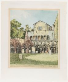 William Tatton Winter (1855-1928) - Early 20th Century Etching, The Cloisters