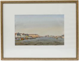 John Newberry (b.1934) - Framed Watercolour, Evening on The Grand Canal