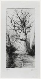 Jean-Pierre Cornet (b.1925) - Mid 20th Century Etching, Country Path