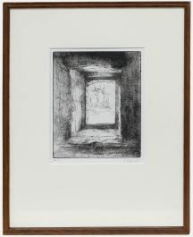 Jean-Pierre Cornet (b.1925) - Mid 20th Century Etching, Through the Tunnel