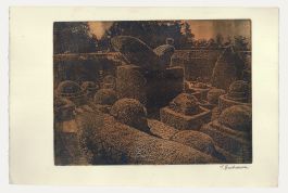 Terry Buchanan (b.1938) - Contemporary Aquatint, Avebury Gardens II
