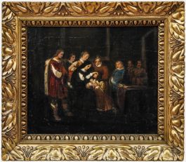 19th Century Oil - The Blessing