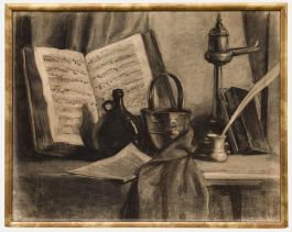 20th Century Mixed Media - The Musicians Table