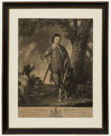 Spilsbury after Reynolds - 1763 Mezzotint, The Right Hon. Frederick Howard