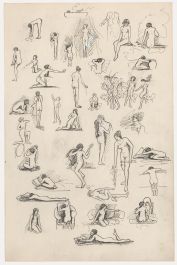 Leslie Charles Boyce (1892-1989) - Mid 20th Century Ink, Female Nude Studies