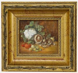 June Chapman - 20th Century Oil, Still Life with Cauliflower