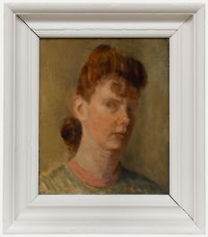 Bloomsbury School Mid 20th Century Oil - Portrait of a Lady