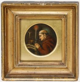 Fine 19th Century Oil - The Monk
