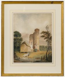 William Marshall Craig (c.1750-1828) - Watercolour, Crossing the Stream
