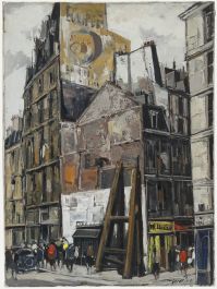 Daniel Merino (1941-2011) - Mid 20th Century Oil, Parisian Boulevard