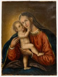 After Lucas Cranach the Elder - 19th Century Oil, Madonna of Grace