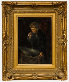 1899 Oil - Blowing Bubbles