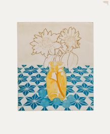 Eleanor Scarfe (1911-1992) - 20th Century Etching, Sunflowers in a Glass Jar II