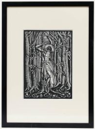 Wladislaw Skoczylas (1883-1934) - Framed Lithograph, Saint Sebastian