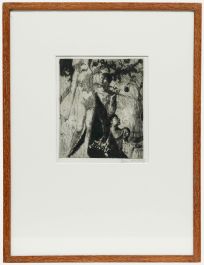 Jean Donnay (1897-1992) - Framed 20th Century Etching, Adam and Eve