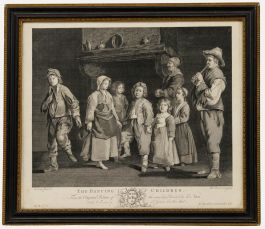Bannerman after Le Nain (1593-1648) - 1767 Engraving, The Dancing Children